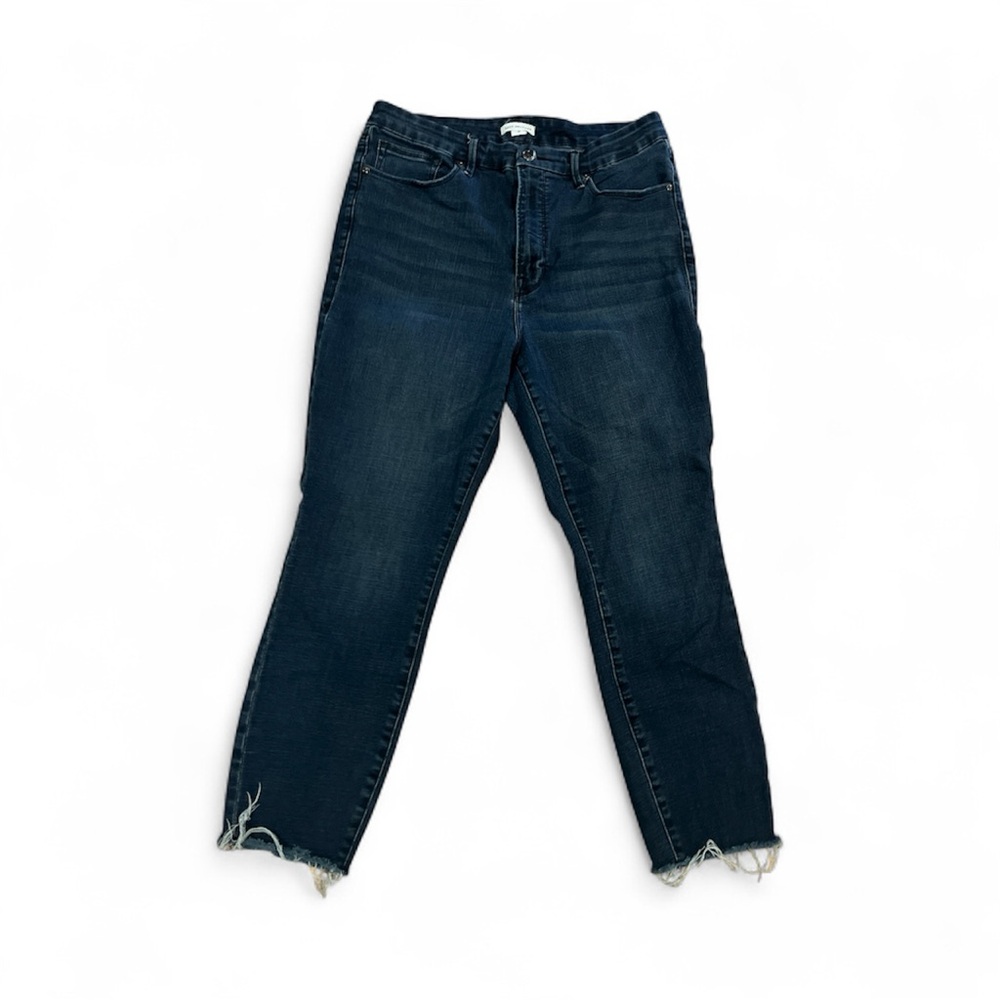 Good American Dark Blue Ankle Jeans